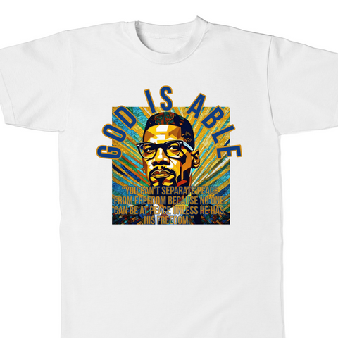 Malcolm X Peace and Freedom T-Shirt