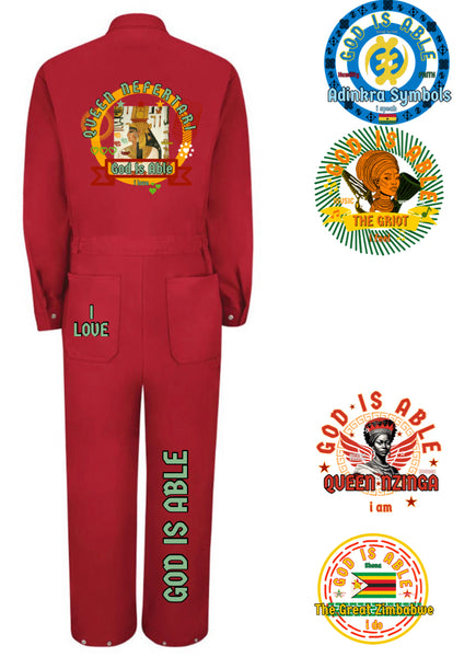 Queen Nefertari-Dickies Jumpsuit-God Is Able-HTV