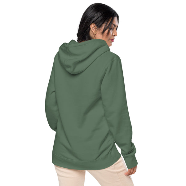 Unisex pigment hoodie (large embroidered)
