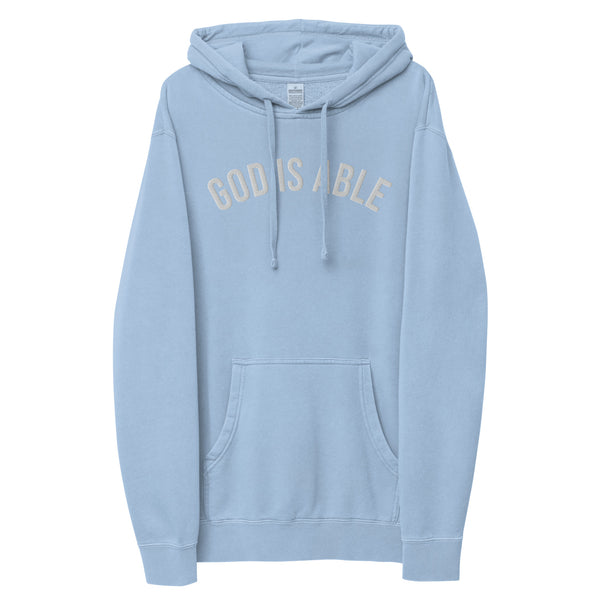 Unisex pigment hoodie (large embroidered)