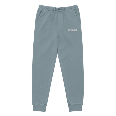 Unisex Pigment  Sweat Pants (Embroidered/Unisex)